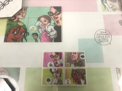 TOM TIRABOSCO _ Dessins originaux de timbres