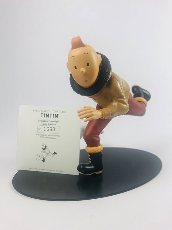 Figurine collector de TINTIN aviateur