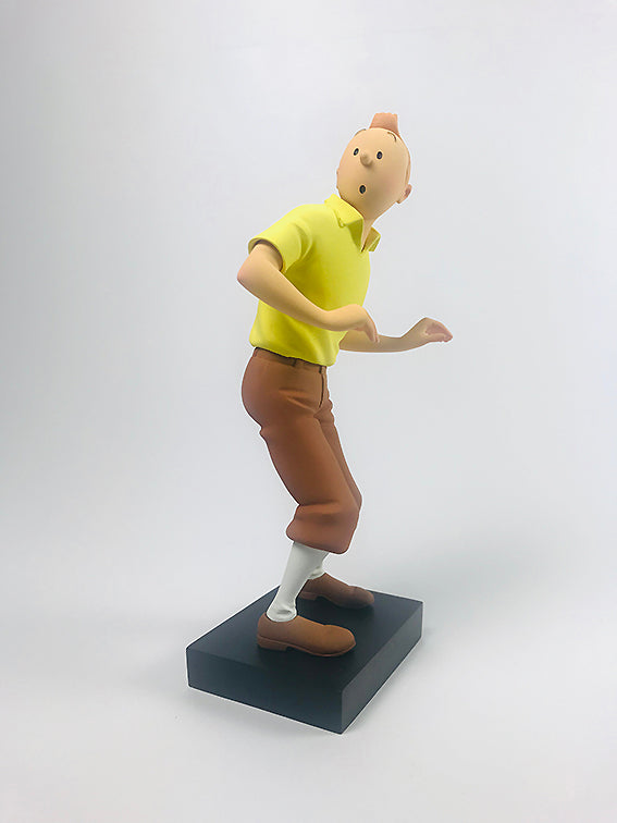 Figurine collector de TINTIN "surpris", Les Cigares du Pharaon